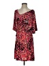 Worthington Animal Print Red Cocktail Dress Size XS - photo 1