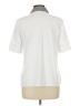 IZOD 100% Polyester Silver Short Sleeve Blouse Size L - photo 2
