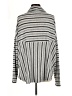 Saturday Sunday Stripes Silver Gray Turtleneck Sweater Size L - photo 2