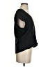 Three Dots Black Short Sleeve Top Size S - photo 4