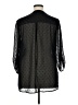Maurices 100% Polyester Black 3/4 Sleeve Blouse Size XL - photo 2
