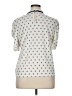 CeCe Ivory Short Sleeve Blouse Size XL - photo 2