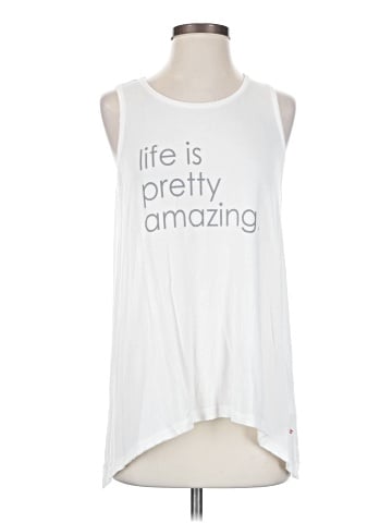 Peace Love World Sleeveless T-Shirt (view 1)