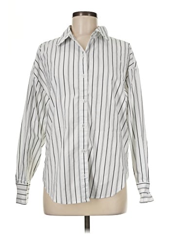 Express Long Sleeve Button-Down Shirt (view 1)