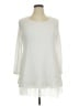 Cal Style Silver 3/4 Sleeve Top Size XL - photo 1