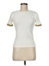 Zara Ivory Short Sleeve Top Size M - photo 1