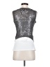 Bebe 100% Silk Silver Silk Cardigan Size S - photo 2