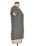 Max Studio Stripes Black Short Sleeve T-Shirt Size L (estimated) - photo 4