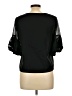 Sugar Lips 100% Polyester Black 3/4 Sleeve Top Size L (estimated) - photo 2