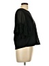 Sugar Lips 100% Polyester Black 3/4 Sleeve Top Size L (estimated) - photo 4