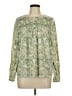 Absolutely Famous 100% Polyester Green Long Sleeve Henley Size L - photo 1