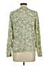 Absolutely Famous 100% Polyester Green Long Sleeve Henley Size L - photo 2