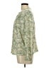 Absolutely Famous 100% Polyester Green Long Sleeve Henley Size L - photo 5
