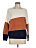 Evolution by Cyrus Color Block Tan Pullover Sweater Size L - photo 1