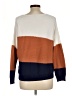 Evolution by Cyrus Color Block Tan Pullover Sweater Size L - photo 2