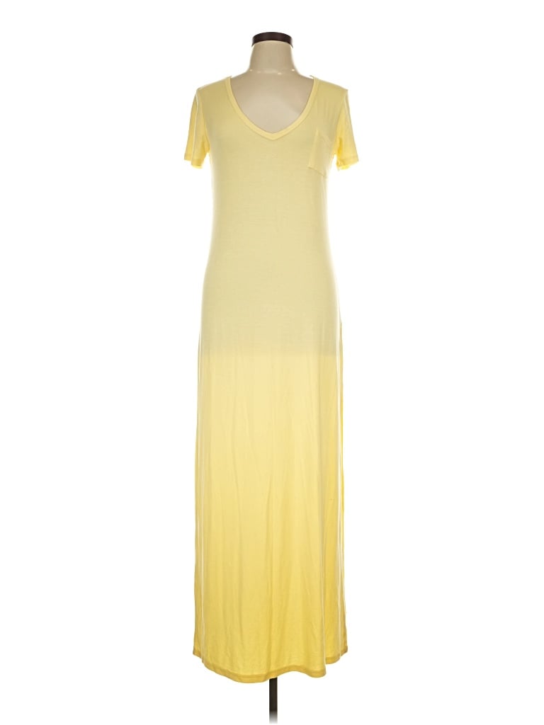 Pre-owned Velvet Torch Casual Dress In Yellow