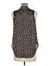 Xhilaration 100% Polyester Black Sleeveless Blouse Size M - photo 2