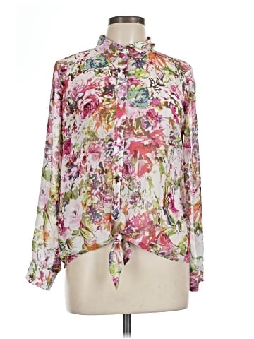 Liz Claiborne Long Sleeve Blouse (view 1)