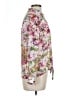 Liz Claiborne 100% Polyester Floral Pink Long Sleeve Blouse Size L (petite) - photo 4