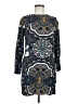 Unbranded Print Blue Casual Dress Size M (estimated) - photo 1