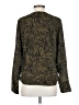 Halogen Animal Print Brown Long Sleeve Blouse Size XS - photo 2