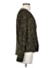 Halogen Animal Print Brown Long Sleeve Blouse Size XS - photo 4