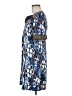 bizz 100% Polyester Blue Casual Dress Size M - photo 5