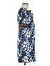 bizz 100% Polyester Blue Casual Dress Size M - photo 4