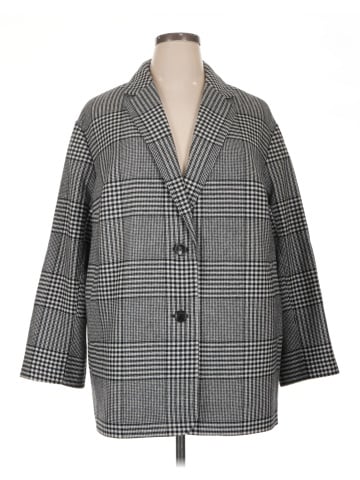 Madewell Oversized Dorset Blazer in Adkins Plaid (view 1)