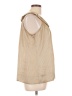 DressBarn 100% Polyester Tan Sleeveless Blouse Size L - photo 4