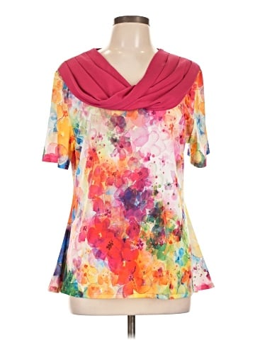 Lily by Firmiana Short Sleeve Blouse (view 1)