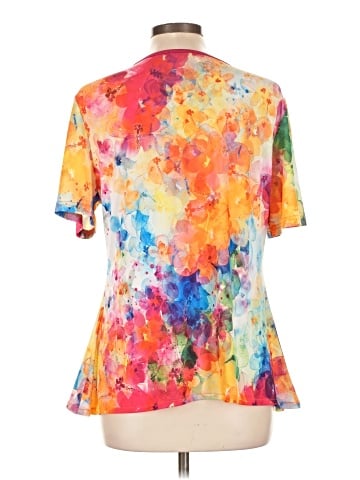 Lily by Firmiana Short Sleeve Blouse (view 2)