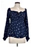 Torrid Blue Long Sleeve Blouse Size Med Plus (00) - photo 1