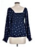 Torrid Blue Long Sleeve Blouse Size Med Plus (00) - photo 2