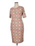 Lularoe Print Orange Casual Dress Size XL - photo 1