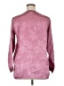 Assorted Brands 100% Polyester Burgundy Pink Long Sleeve Blouse Size M - photo 2