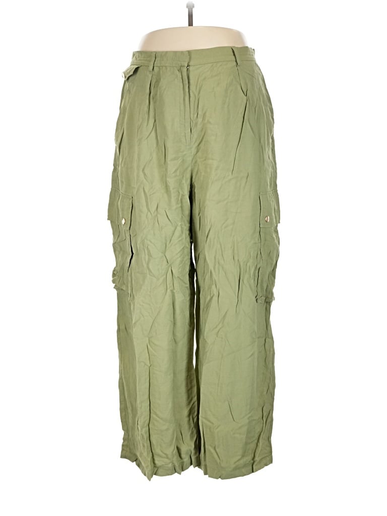 Pre-owned Ramy Brook Cargo Pants In Green