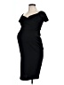 Pink Blush Black Cocktail Dress Size Lg Maternity - photo 1