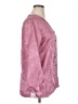 Assorted Brands 100% Polyester Burgundy Pink Long Sleeve Blouse Size M - photo 4