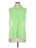 Hype 100% Polyester Green Sleeveless Blouse Size M - photo 1