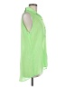 Hype 100% Polyester Green Sleeveless Blouse Size M - photo 4