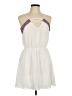 Want and Need 100% Polyester White Casual Dress Size L - photo 1