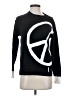 Peace Love World Graphic Black Pullover Sweater Size XXS - photo 1