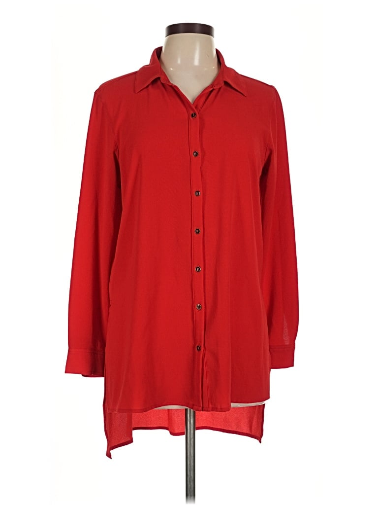 Pre-owned Cupio 3/4 Sleeve Blouse In Red