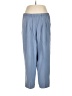 Saks Fifth Avenue 100% Silk Solid Blue Silk Pants Size 1X - photo 1