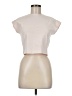Assorted Brands Ivory Short Sleeve Turtleneck Size M - photo 1