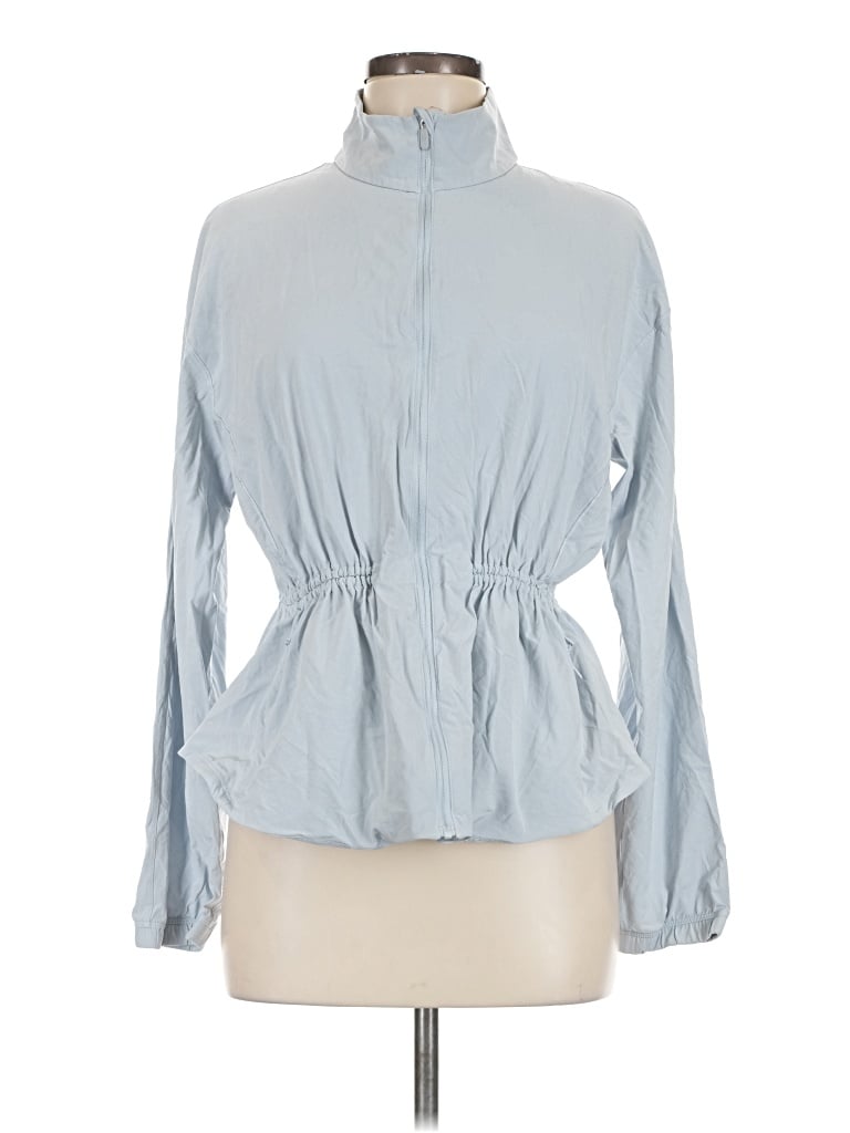 Pre-owned Lululemon Athletica Track Jacket In Blue