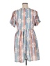 Lucky & Blessed 100% Polyester Print Blue Casual Dress Size XL - photo 2