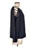 Unbranded 100% Polyester Black Long Sleeve Blouse Size L (estimated) - photo 4