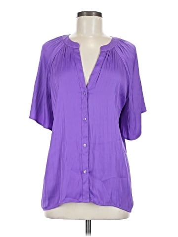 Ann Taylor Short Sleeve Blouse (view 1)